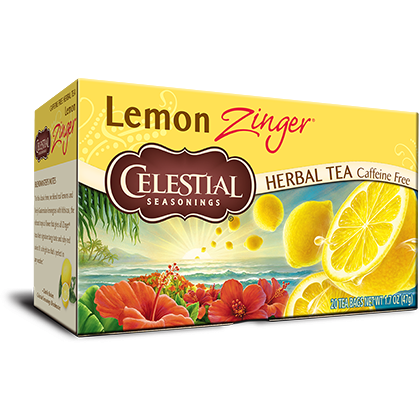 Celestial Herbal Tea Caffeine Free Lemon 20ct