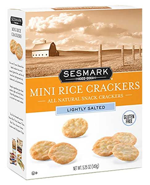 Sesmark  Mini Rice Salted Crackers 5.25oz