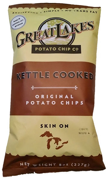 Great Lakes Chip Kettle Potato Chips Original 8oz