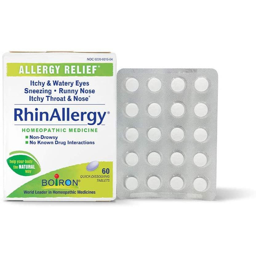 Boiron Rhinallergy Homeopathic Medicine Allergy Relief 60 ct