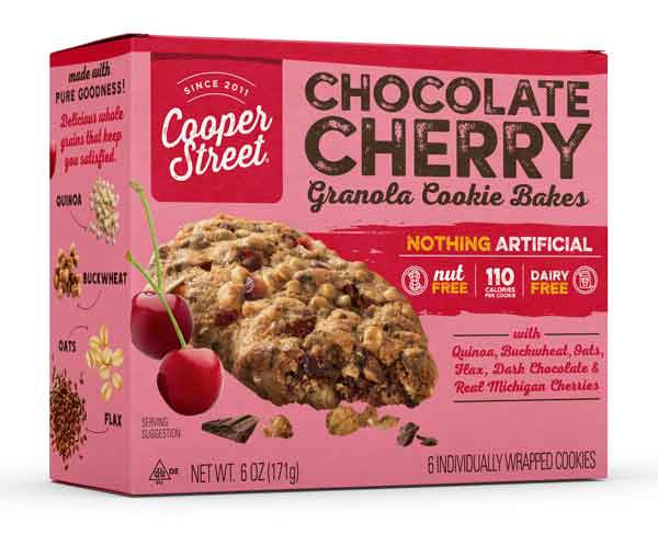 Cooper Street Chocolate Cherry Granola Cookie Bakes 6ct