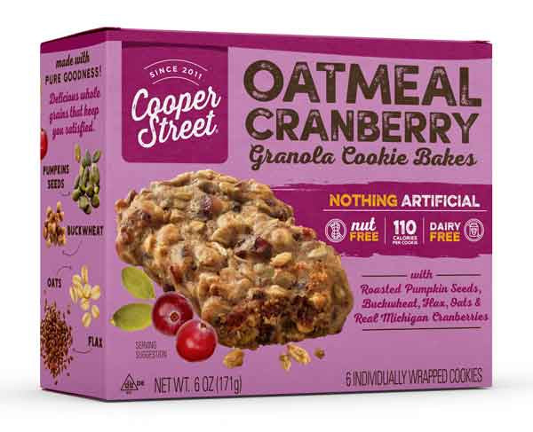 Cooper Street Oatmeal Cranberry Granola Cookie Bakes 6ct