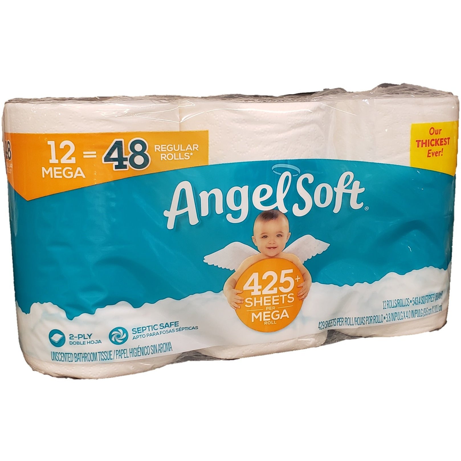 Angel Soft Toilet Tissue 12 Rolls/320sheets