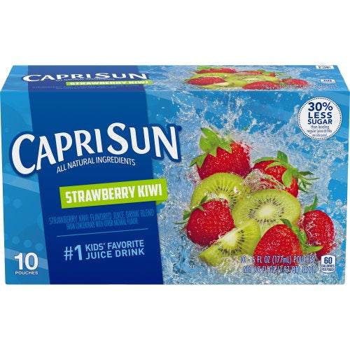 Caprisun Juice Pouches Strawberry Kiwi 10ct/6oz