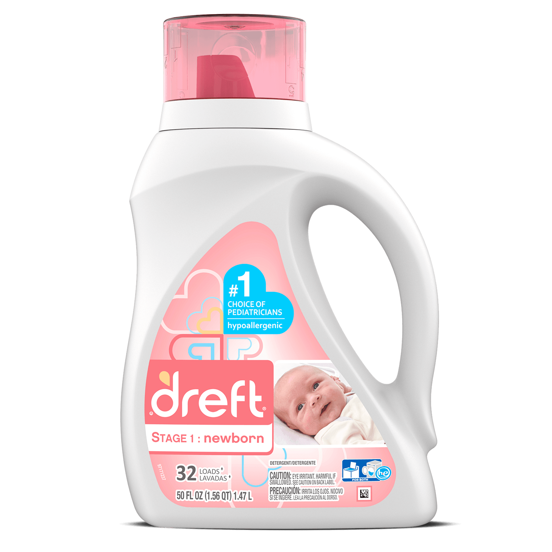 Dreft Laundry Detergent Stage 1 Newborn 46oz