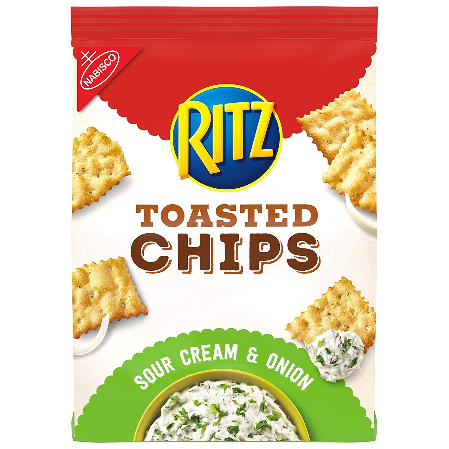 Ritz Toasted Chips Sour Cream & Onion 8.1oz