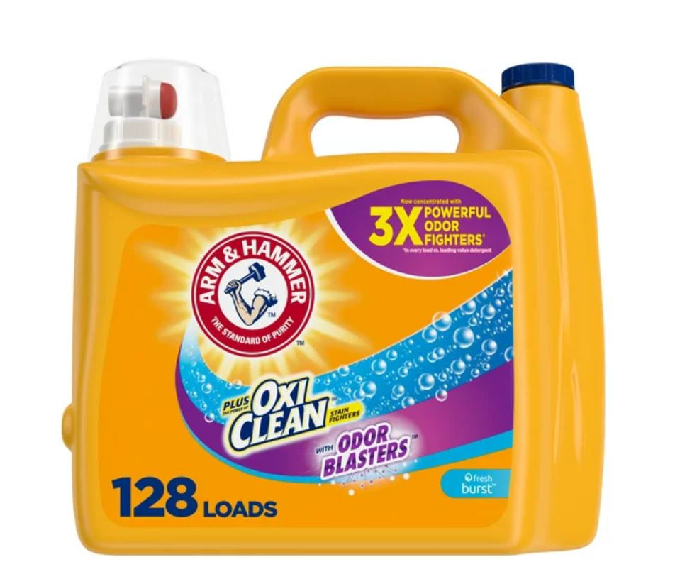 Arm & Hammer Plus OxiClean Odor Blaster Fresh Burst Liquid Laundry Detergent 166.5 fl oz