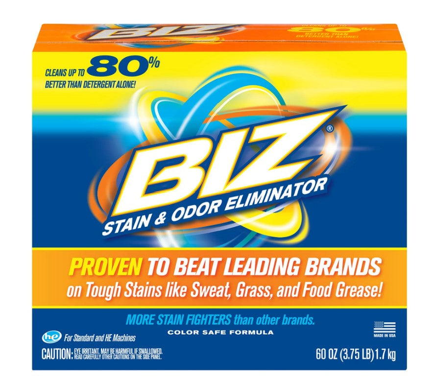 Biz Stain & Odor Eliminator Powder 60oz