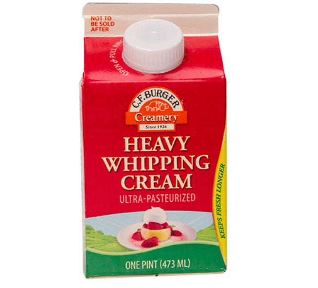 C F Burger Heavy Whipping Cream 16oz