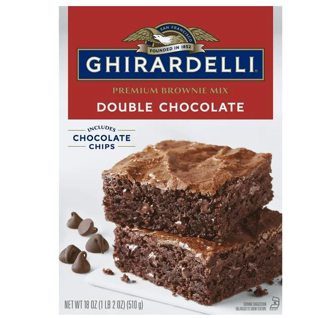 Ghirardelli Double Chocolate Brownie Mix 19oz