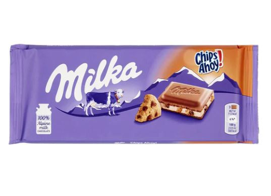 Milka Chips Ahoy Milk Chocolate Bar 3.5oz