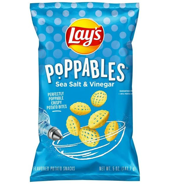 Lay's Poppables Potato Snacks Sea Salt & Vinegar 5oz