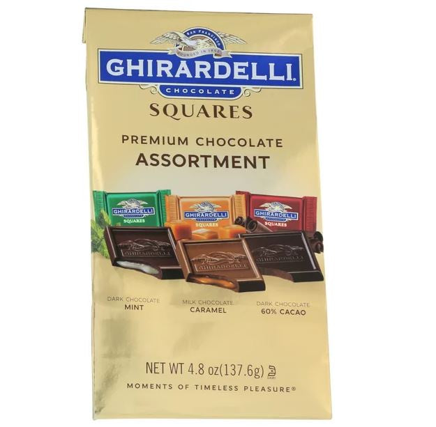 Ghirardelli Assorted Premium Chocolate Squares 4.85oz