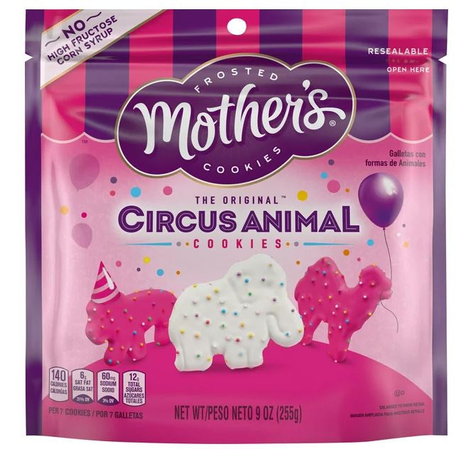 Mother's Frosted Circus Animal Cookies 9 oz.