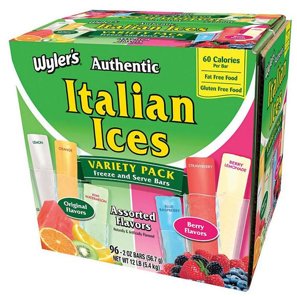 Wyler's Authentic Italian Ices 96 ct.