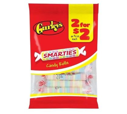 Gurleys Smartie Rolls 2.5oz