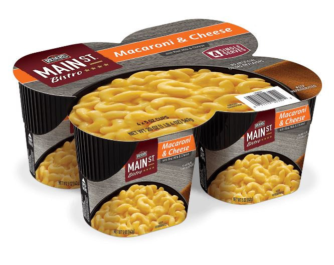 Main St Bistro Macaroni & Cheese Single Cups 4/5oz