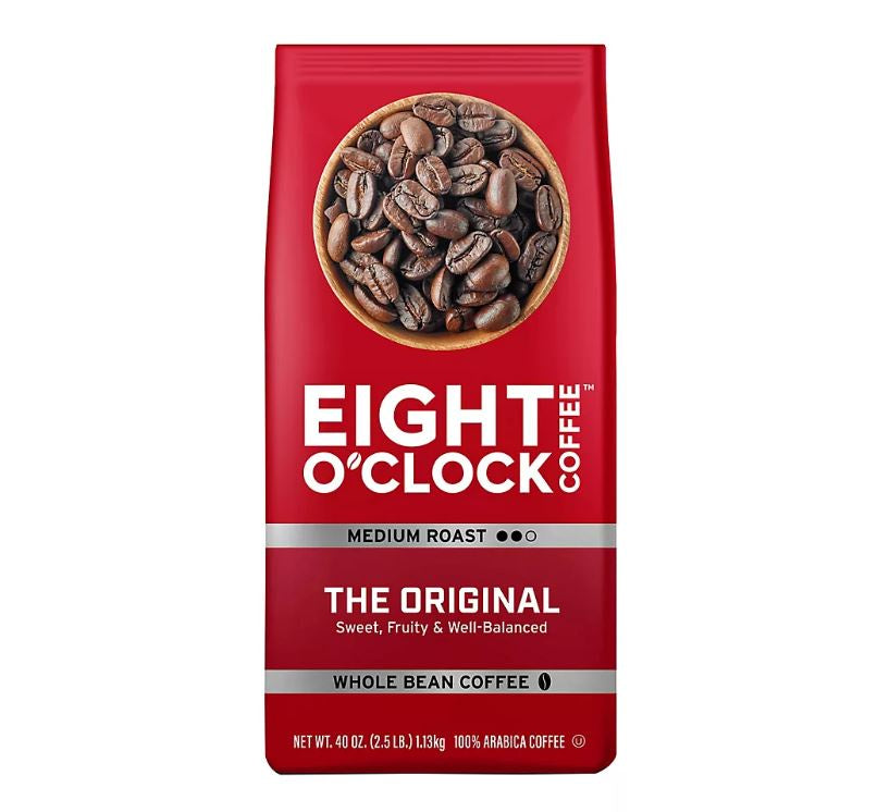 Eight O clock Coffee Original Whole Bean 40oz