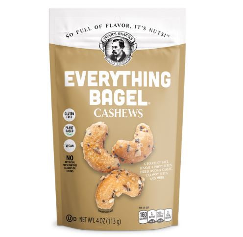 Pears Snacks Cashews Everything Bagel 4oz