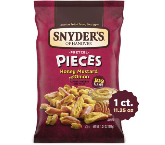 Snyder's of Hanover Pretzel Pieces Honey Mustard & Onion 11.25oz