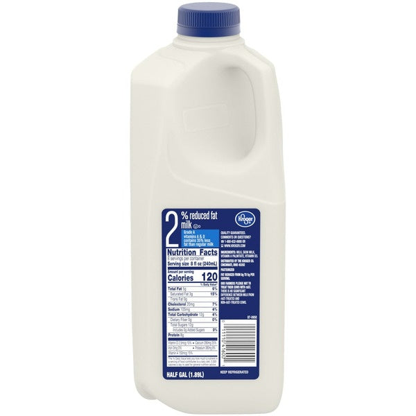 Kroger 2% Milk Half Gallon