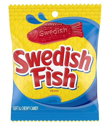 Peg Bag Swedish Fish Original 3.6oz