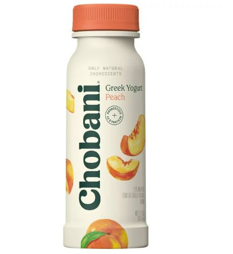 Chobani Greek Yogurt Drink Peach 7oz