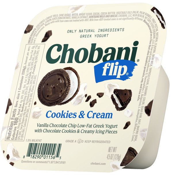 Chobani Flip Cookies & Cream 4.5oz