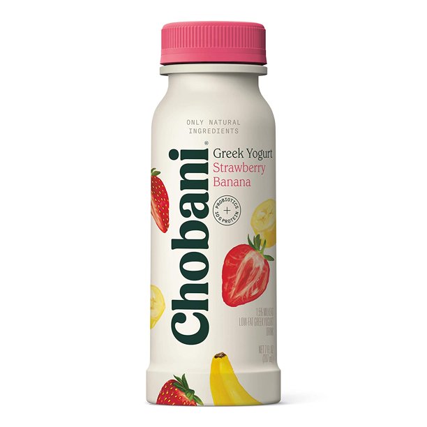 Chobani Greek Yogurt Drink Strawberry Banana 7oz