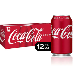 Coca Cola Soda Original Coke 12ct/12oz(Deposit Incl)