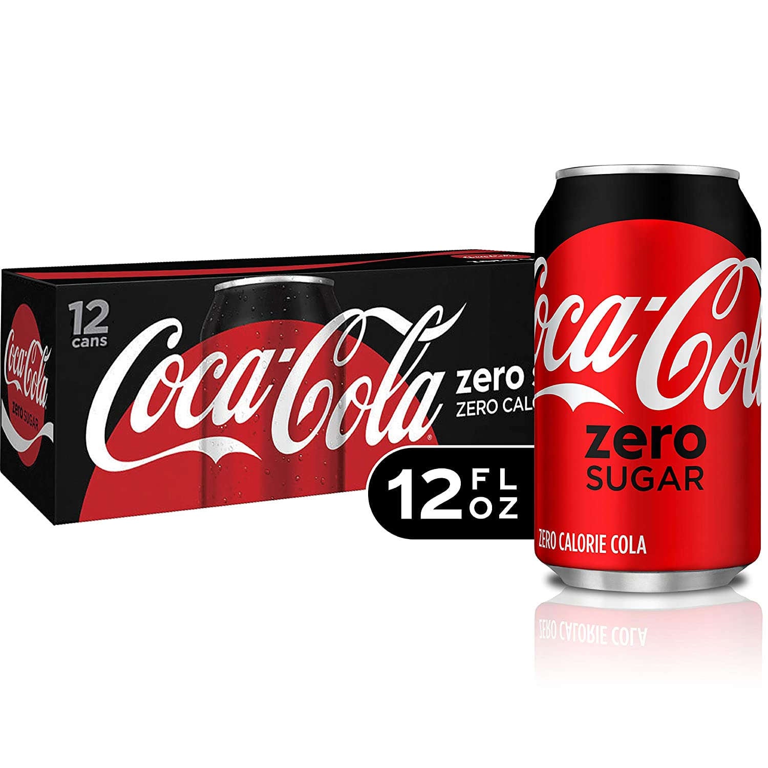 Coca Cola Soda Coke Zero 12ct/12oz(Deposit Incl)