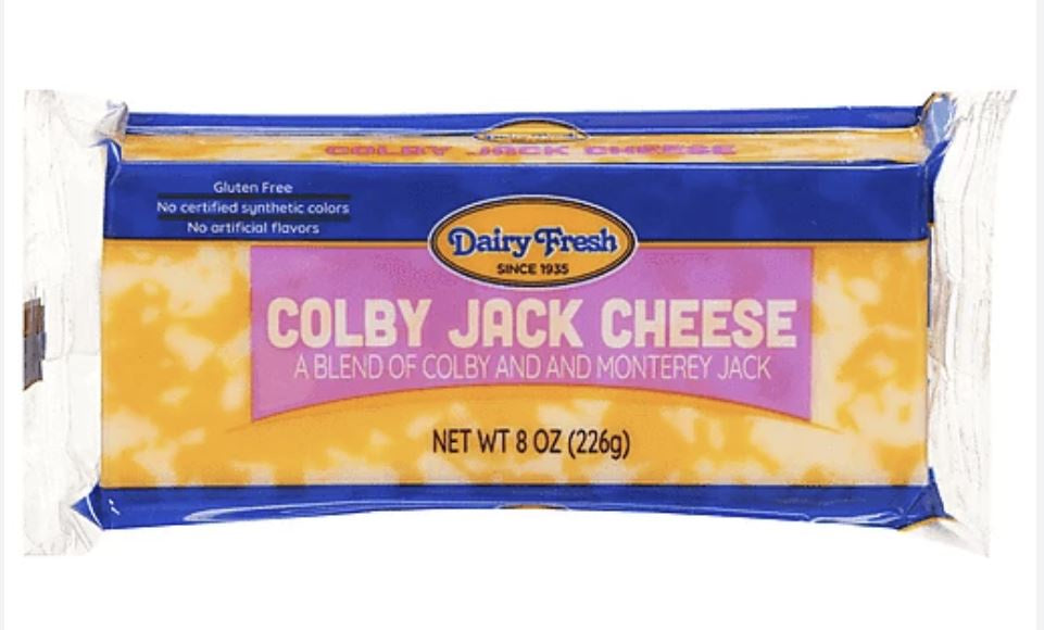 Dairy Fresh Colby Jack Cheese Bar 8oz