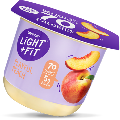 Dannon Light & Fit  (4 5.3oz) Peach