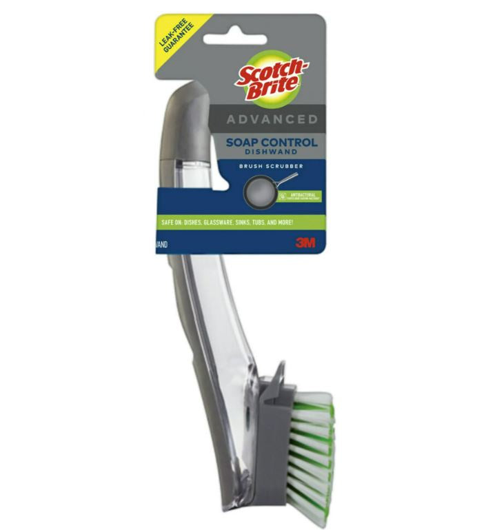 Scotch-Brite Advanced Soap Control Dishwand Brush Scrubber,