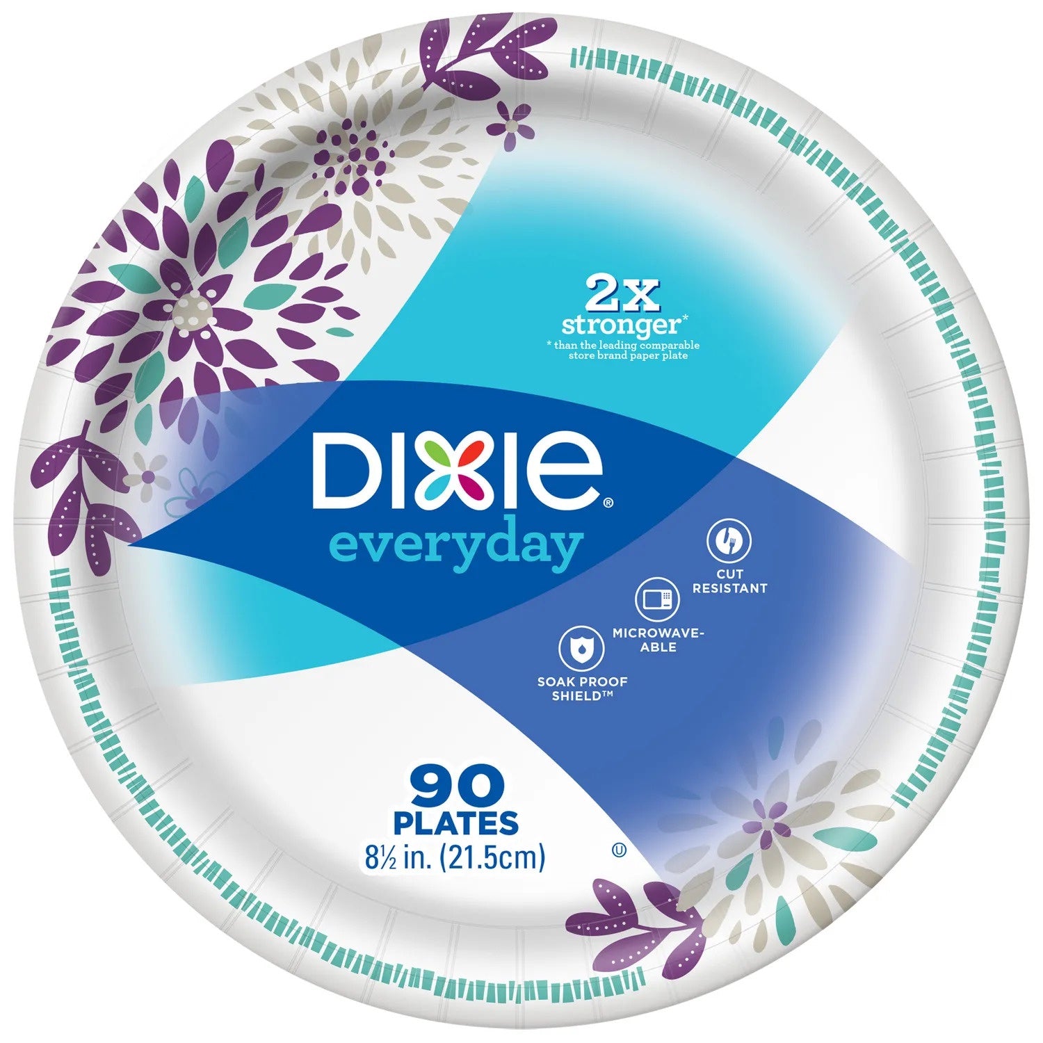 Dixie Everyday Paper Plates 8.5"/90ct