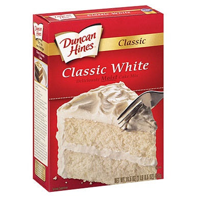 Duncan Hines Cake Mix White 15.25oz