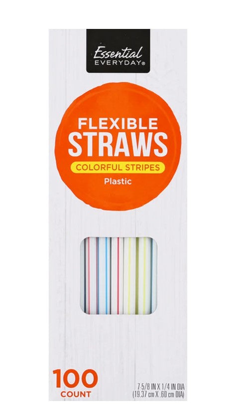 Essential Everyday Flexible Drinking Straws 100ct