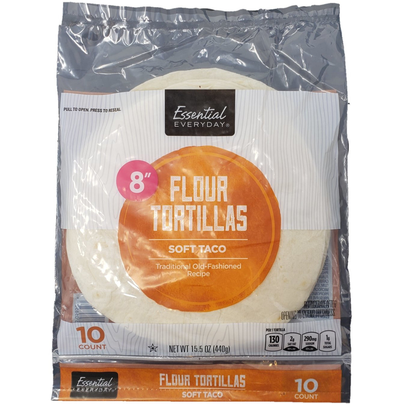 Essential Everyday  Flour Tortilla 8"/10ct