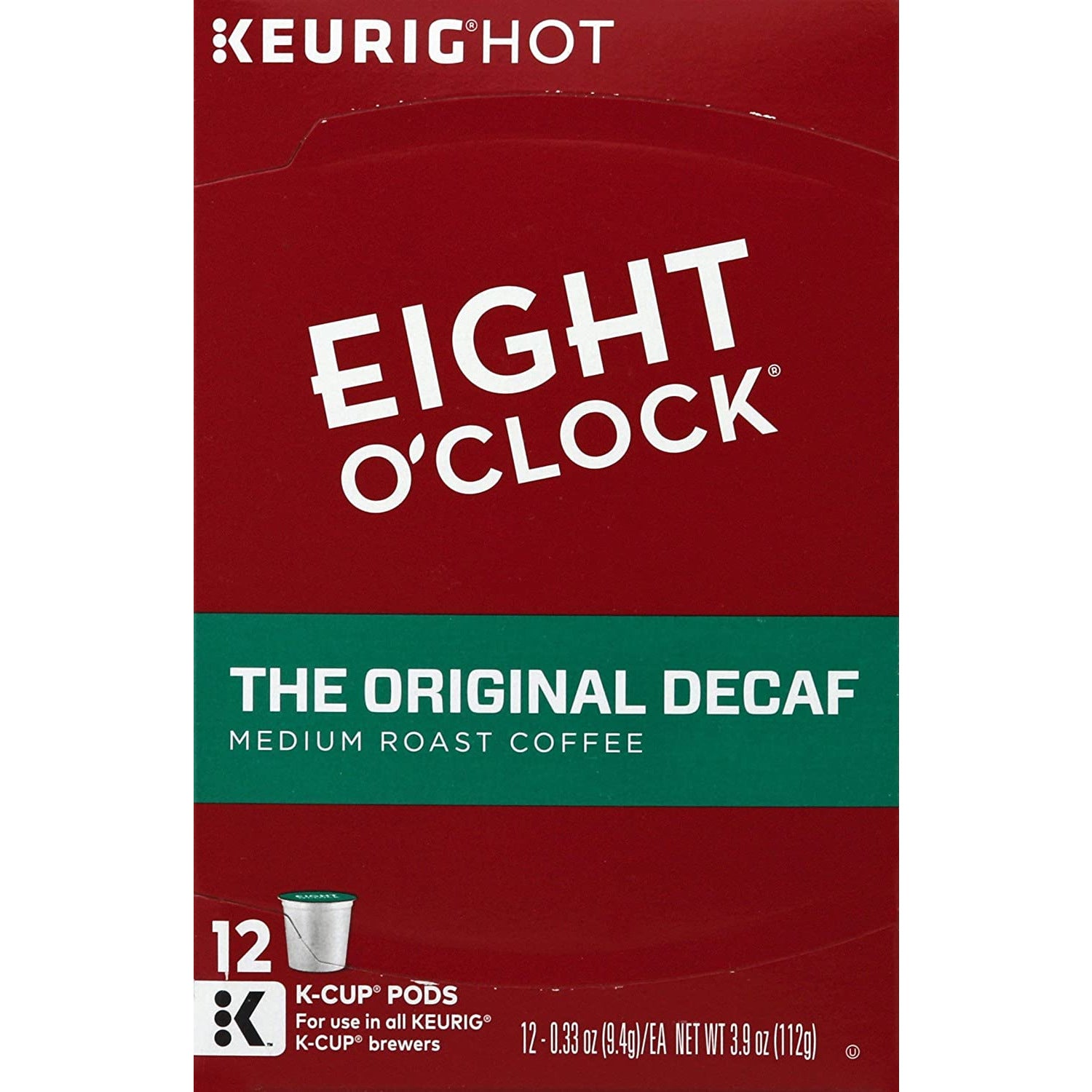 Eight Oclock Coffee Original Decaf Keurig Pods 12ct