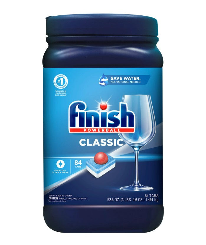 Finish Power Dishwasher Detergent Powerball Tablets 84ct.