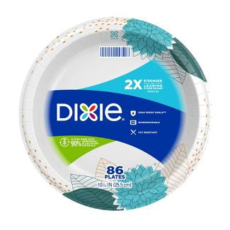 Dixie Everyday Paper Plates 86ct/10"