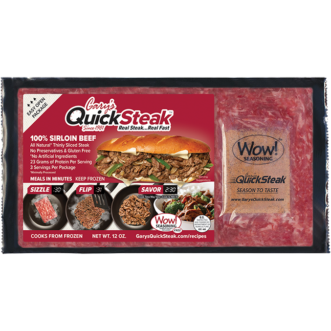 Gary's Quick Steak Sirloin 12oz