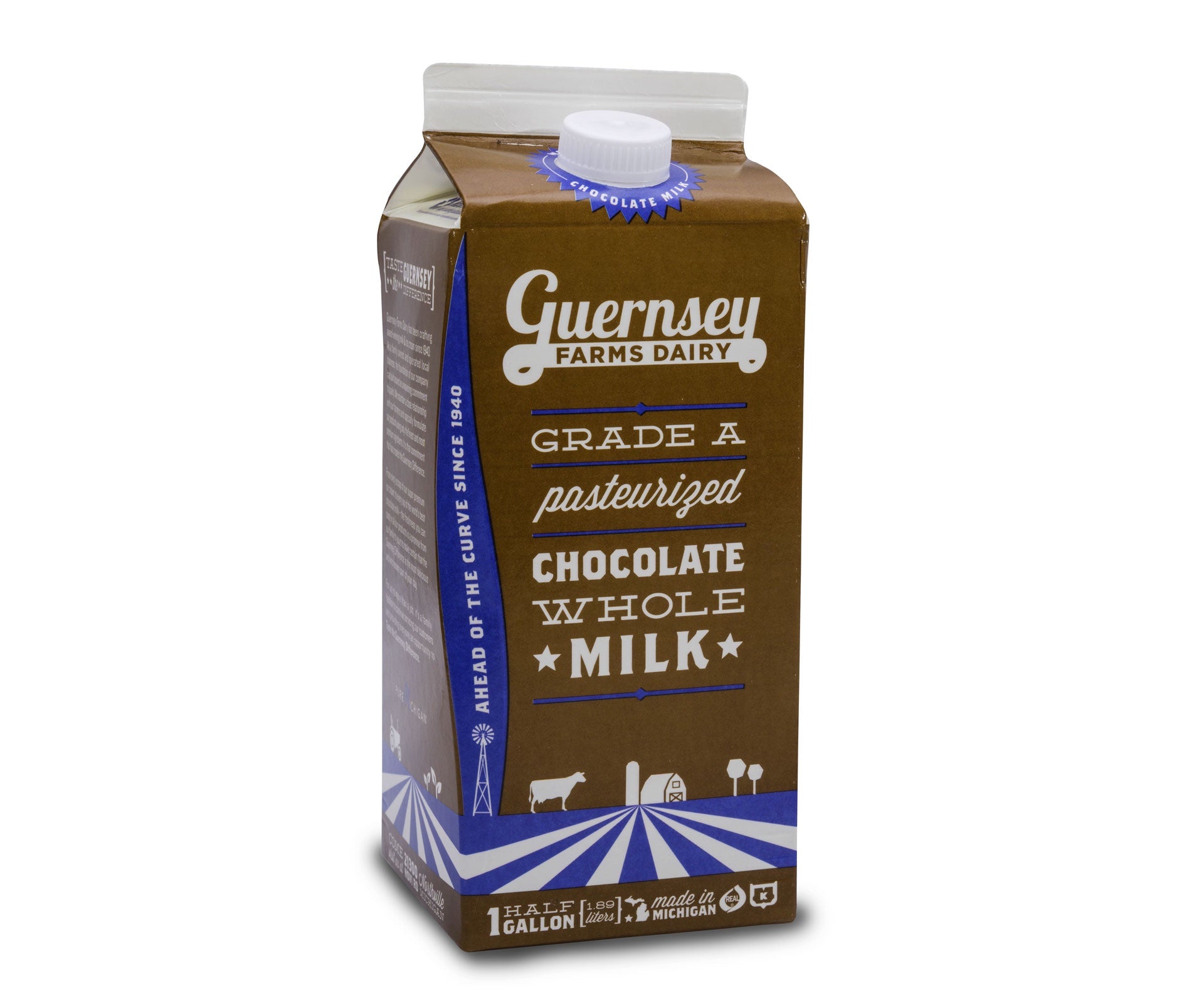 Guernsey Chocolate Milk Half Gallon