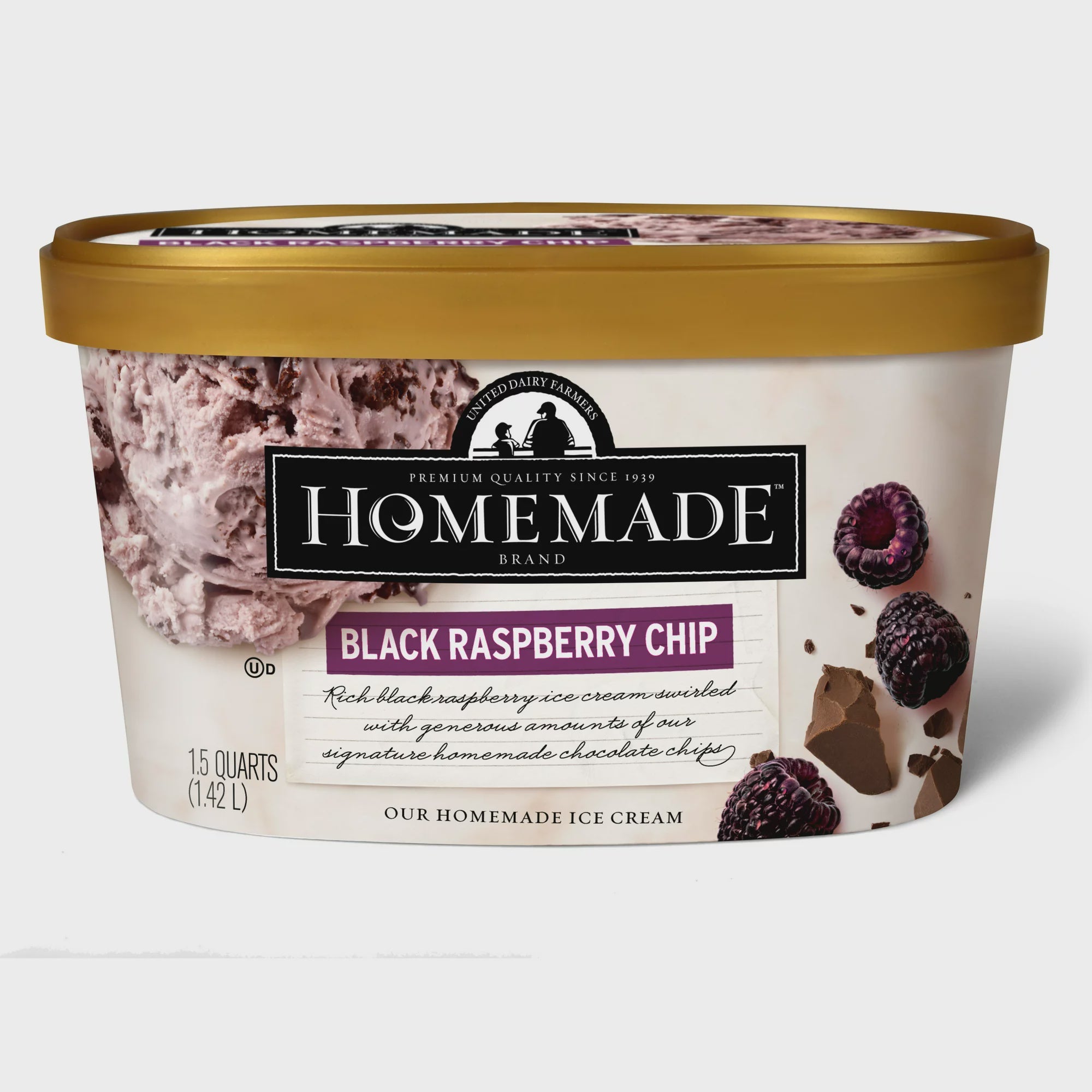 UDF Homemade Brand Black Raspberry Chip 48oz