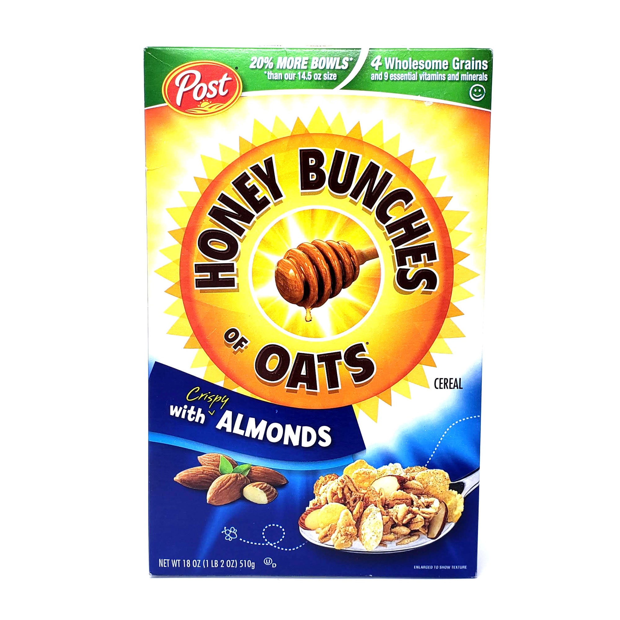 Post Honey Bunches of Oats Cereal Crispy Almonds 18oz