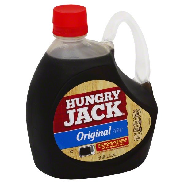 Hungry Jacks Pancake Syrup Microwave Bottle 27.6oz