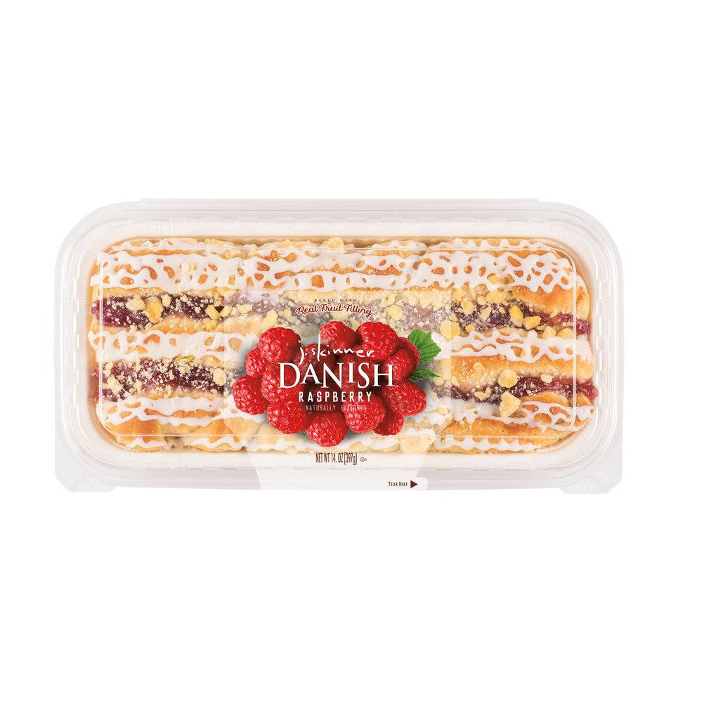 J. Skinner Raspberry Danish Coffee Cake Strip 14oz