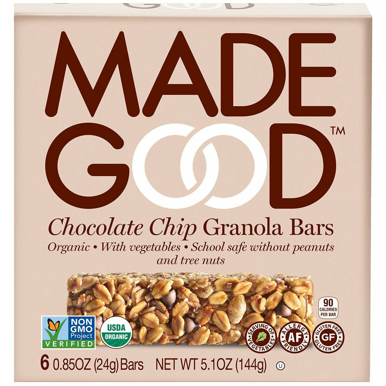 Made Good Chocolate Chip Granola Bars 5.1oz