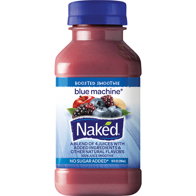 Naked Smoothie Blue Machine 10oz