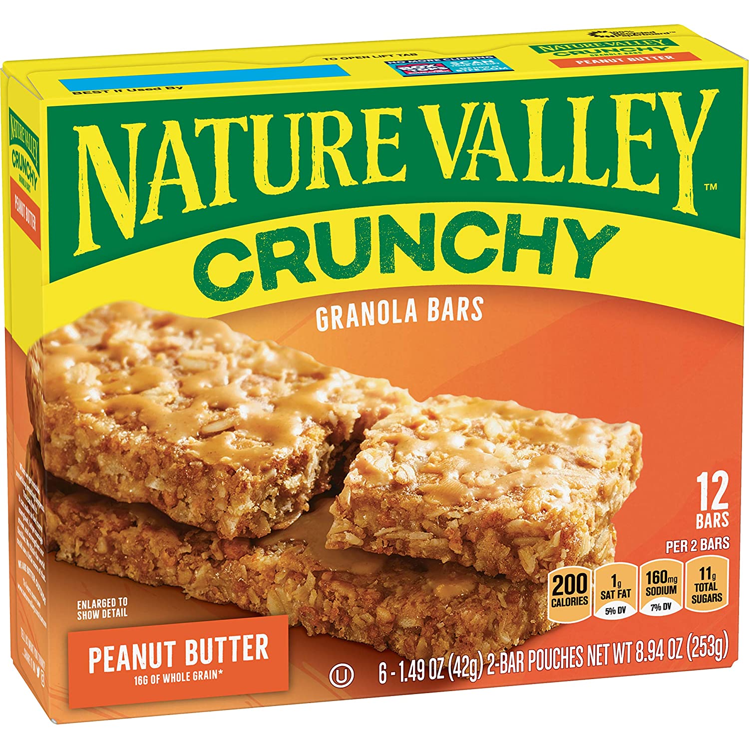 Nature Valley Bars Crunchy Peanut Butter 12ct/8.94oz